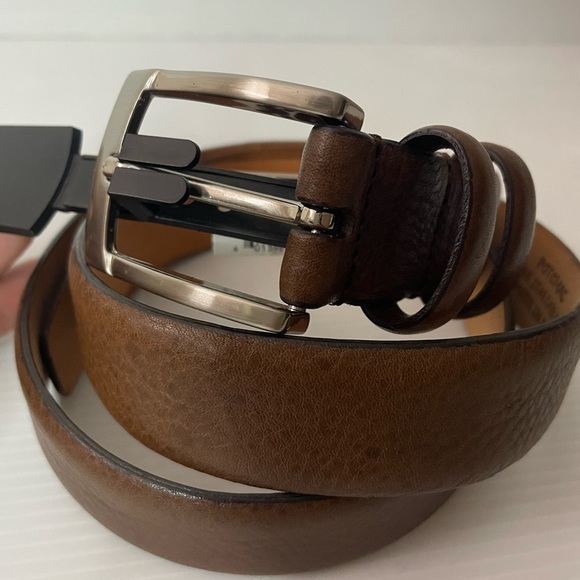 Trafalgar Other - Trafalgar Potomac Brown Italian Leather Belt size 36 NWT